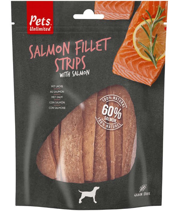 Pets Unlimited Salmon Fillet Strips 100 g Best For Your Friend