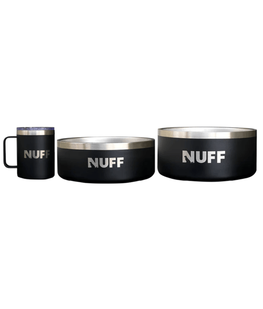 Nuff Stainless Steel Dog Bowl 0.9L-1.9L NUFF
