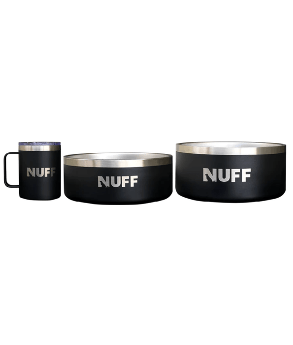 Nuff Stainless Steel Dog Bowl 0.9L-1.9L