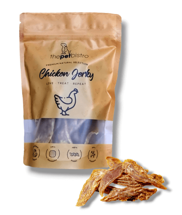 The Pet Bistro Chicken Jerky 100g thepetbistro