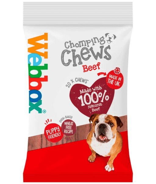 Webbox - Chomping Chews Beef 200g Webbox