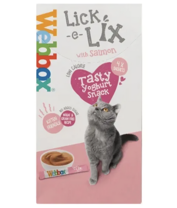 Webbox - Lick-e-Lix Creamy Salmon Cat Treats (5 Sachets)