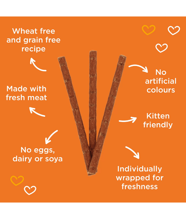 Webbox Webbox - Tasty Sticks Chicken & Liver Cat Treats 6 sticks