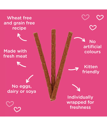 Webbox Webbox - Tasty Sticks with Salmon & Trout 6 sticks