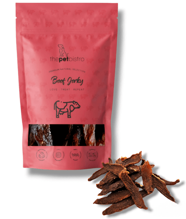 The Pet Bistro Beef Jerky 100g thepetbistro