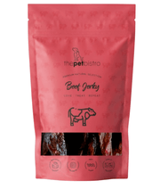 The Pet Bistro Beef Jerky – Dehydrated Beef Treat – 100g