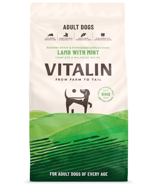 Vitalin - Lamb With Mint Small Breed 2kg Vitalin