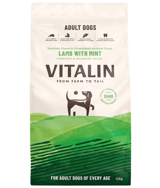 Vitalin - Lamb With Mint Adult Dogs 2kg-12kg Vitalin