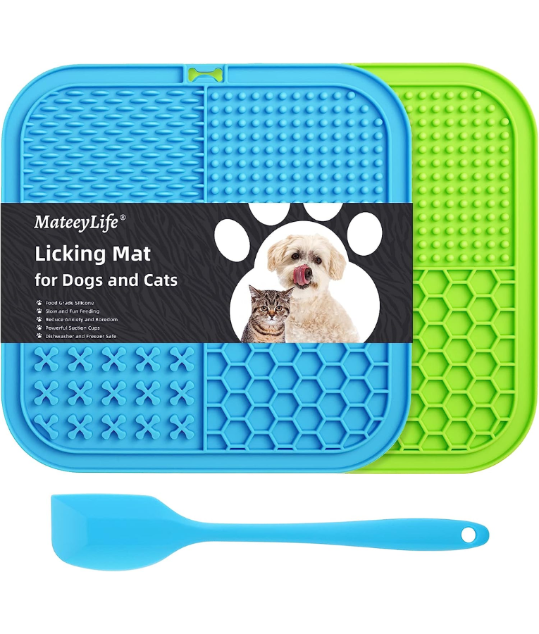 Slow Feeder Upgraded 3 in 1 Dog Bowls Dog Licking Mat With Suction Cups For  Anxiety Relief Perfect For Pet Food Yogurt BPA Free