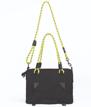 M-Pets - Remix Travel Carrier 2 In 1 With Leash/shoulder Belt - Black & Yellow L41 x W28 x H28 cm