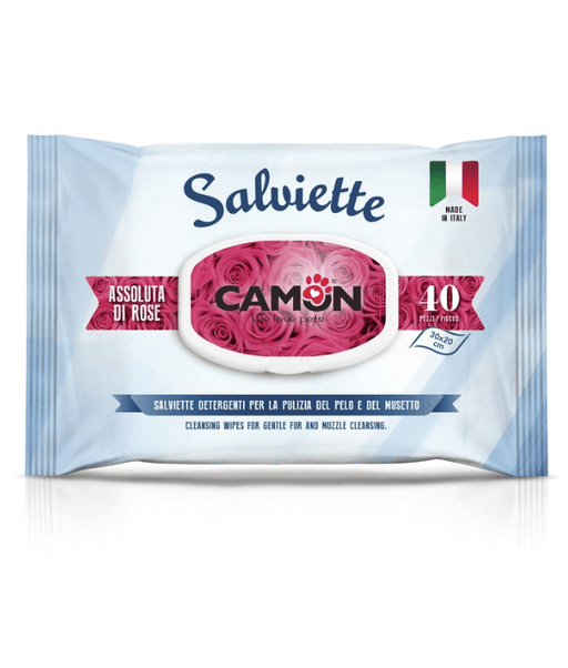 Camon Salviette Cleansing Wipes Fragrance Rose Wipes 40 Sheets