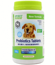 Spirit Probiotics Tablets Dog Digestive Vitamins 160g