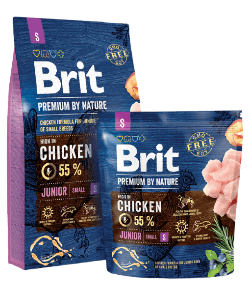 Brit Premium - Small Breed Junior Chicken (3Kg -8Kg)