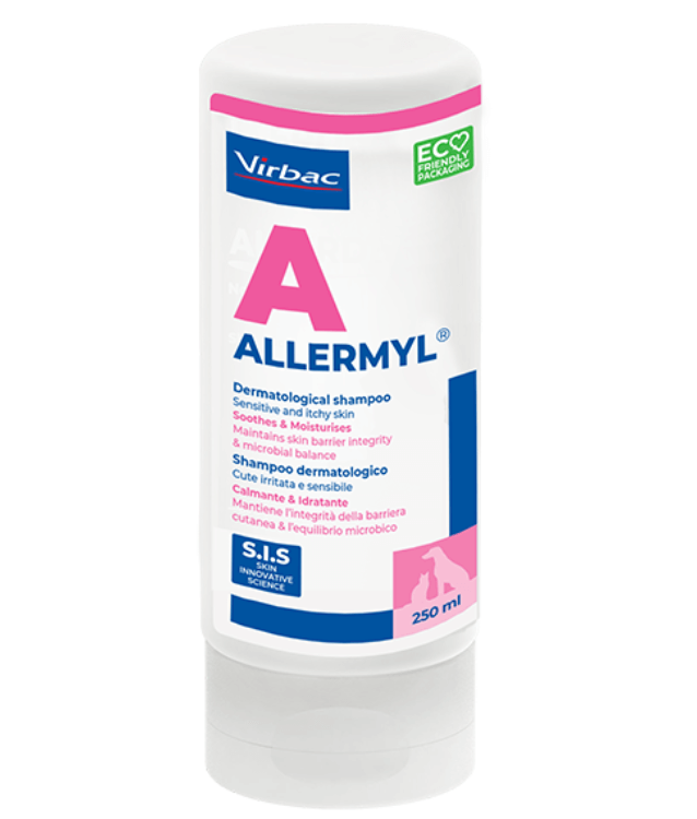 Virbac - Allermyl Shampoo for Dogs and Cats 200ml-250ml