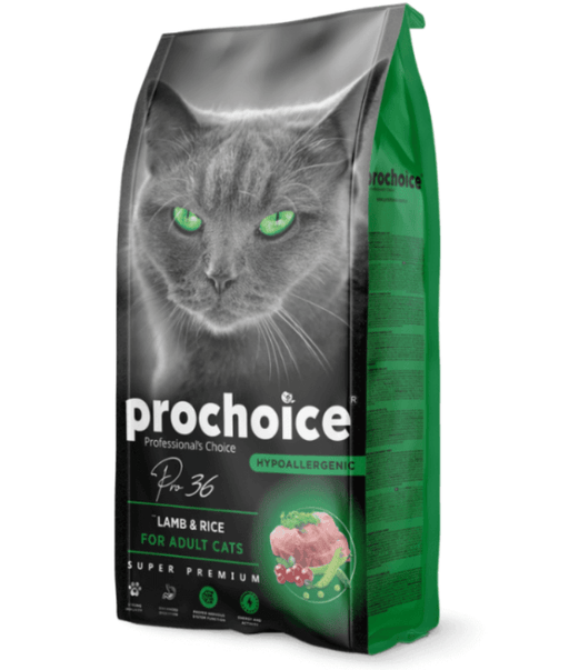 Prochoice - Pro 36 Lamb & Rice Hypoallergenic For Adult Cats 2kg-15kg