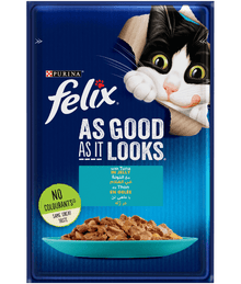 Felix Purina - Felix As Good As It Looks Tuna In Jelly Wet Cat Food 85g