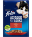 Felix Purina - Felix As Good As It Looks With Beef In Jelly Wet Cat Food 85g