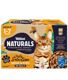 Webbox Webbox Naturals Fish & Meat In Jelly Wet Cat Food 12 x 100g