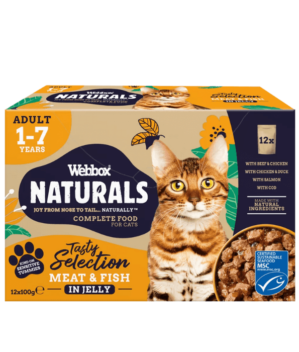 Webbox Webbox Naturals Fish & Meat In Jelly Wet Cat Food 12 x 100g