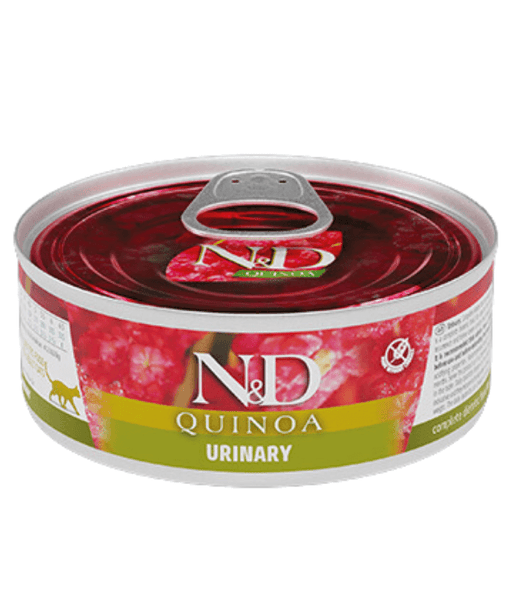 Farmina - N&D Quinoa, Duck Urinary Grain Free Adult Wet Cat Food In Broth 80g