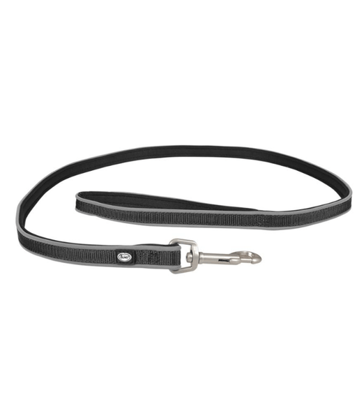 Duvo - Explor West Duo Dog Leash Nylon Black (S-M/L)