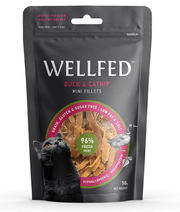 Wellfed – Monoprotein Duck & Catnip Mini Fillets – Grain & Sugar Free - 50g