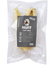 Nuff - Goat Ears - Hypoallergenic, Eco-Friendly Dental Chew - 2 Pcs