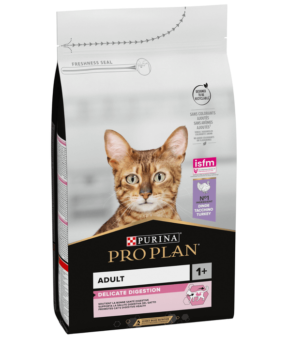 Pro Plan Purina Pro Plan Adult Delicate Digestion, Dry Cat Food with Turkey 1.5kg
