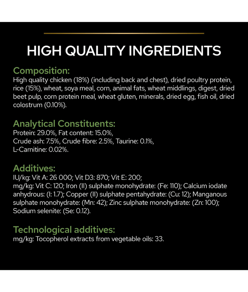 Purina Pro Plan Healthy Start Large Robust Puppy, Dry Dog food with Chicken 3kg-12kg