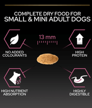 Purina Pro Plan Sensitive Skin Small and Mini Adult, Dry Dog food with Salmon 3kg