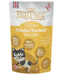Little Big Paw Little Big Paw - Gourmet Tender Turkey Mousse For Cats 85g