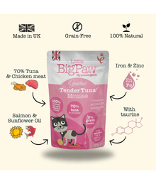 Little Big Paw Little Big Paws - Gourmet Atlantic Tuna Mousse For Cats (85g)