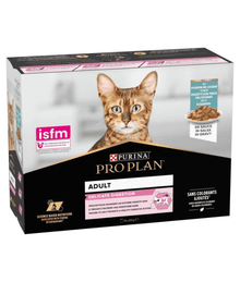 Pro Plan Purina Pro Plan Delicate Digestion Wet Cat Food, Oceanfish in Gravy 85gx10