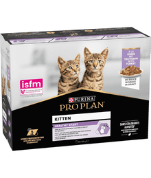 Pro Plan Purina Pro Plan Kitten, Wet Cat Food, Turkey in Gravy 85gx10