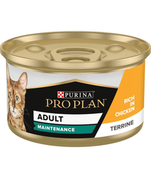 Pro Plan Purina Pro Plan Adult Maintenance, Wet Cat Food, Terrine Rich in Chicken 85g