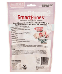 Smart Bones SmartBones Chicken Mini Bones for Dogs 16 Pieces Small