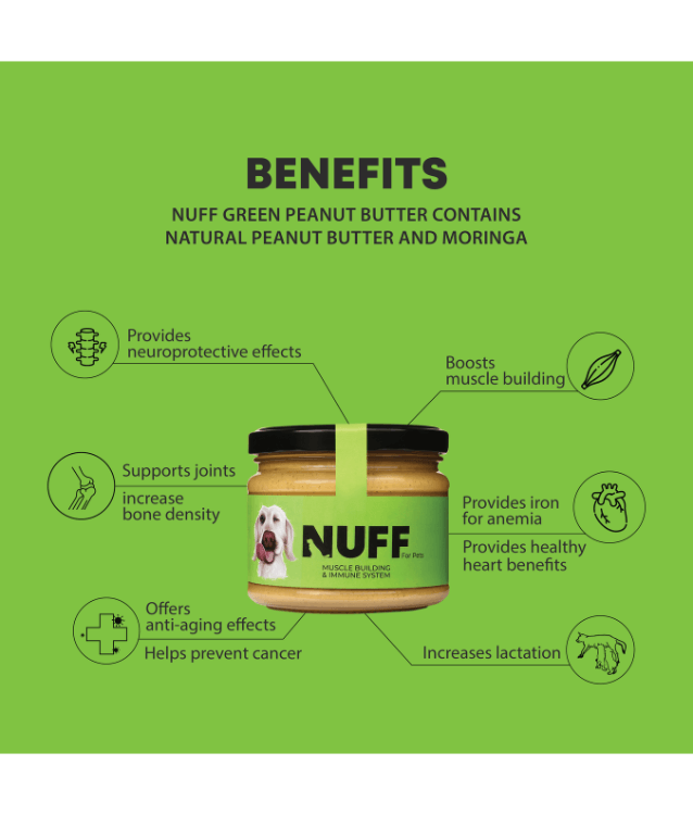 Nuff Peanut Butter For Dogs Muscle Building & Immune System 300g