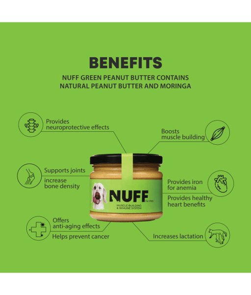 Nuff Peanut Butter For Dogs Muscle Building & Immune System 300g NUFF