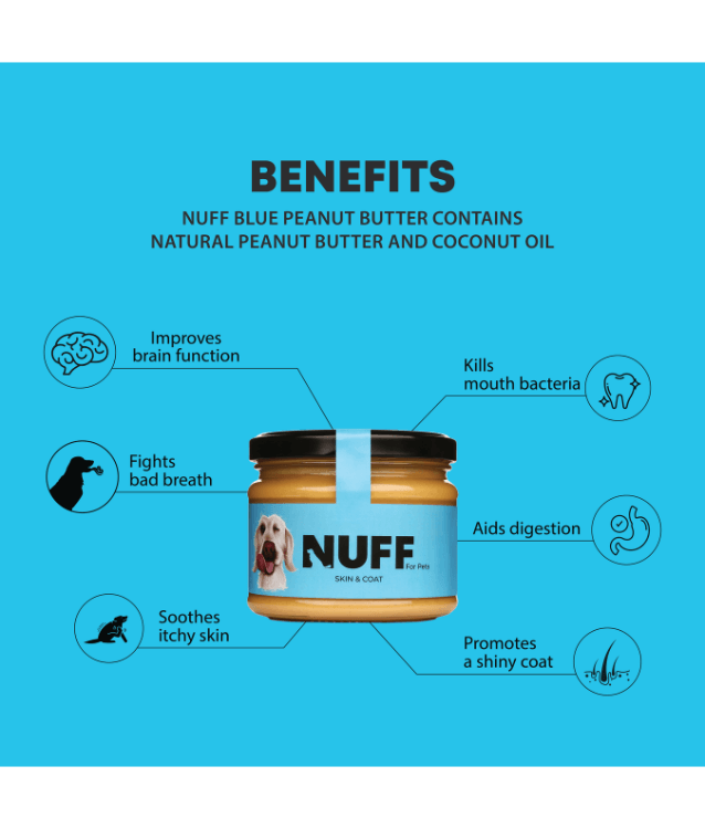Nuff Peanut Butter For Dogs Skin & Coat 300g
