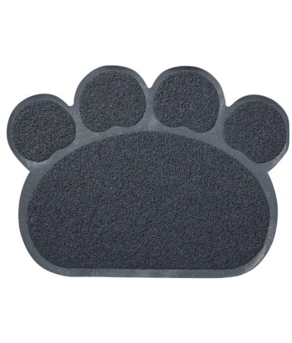 M-Pets - PAW Cat Litter Mat Grey, Litter Trapping & Paw Cleaning Mat, Floor Protection - 60×45 cm