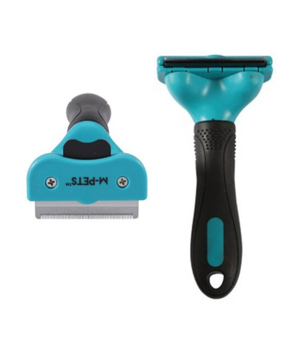 M-Pets - Stylus Self-Cleaning Deshedding Brush for Dogs & Cats - S, M, L