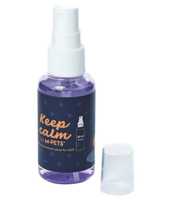 M-Pets - Keep Calm Calming Pheromone Spray for Cats, Stress Relief, Anti-Anxiety & Behavior Support – 60 ml