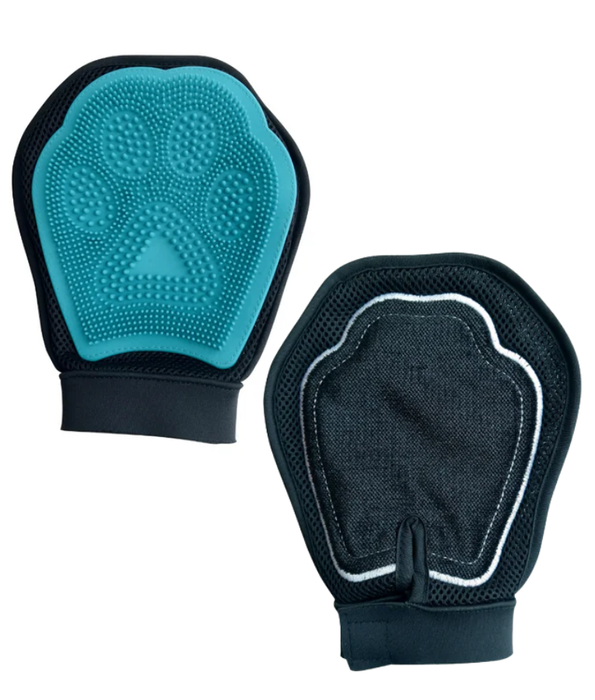 M-Pets - Grooming Mitt, Massage & Deshedding Glove, Short Hair Care - 18×24 cm