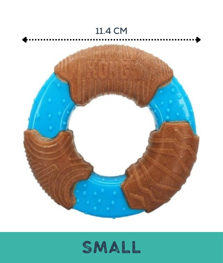 Kong - CoreStrength Bamboo Ring, Durable Bamboo-Infused Material, For Dogs - S-L (11.4-13.3cm)