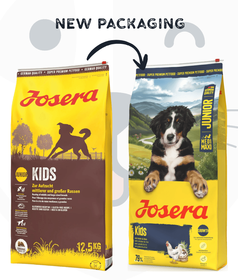 Josera - Kids Dry Dog Food – Gluten-Free Chicken & Rice Puppy Food for Medium/Large Breeds with Brain, Bone & Joint Support – 12.5 kg
