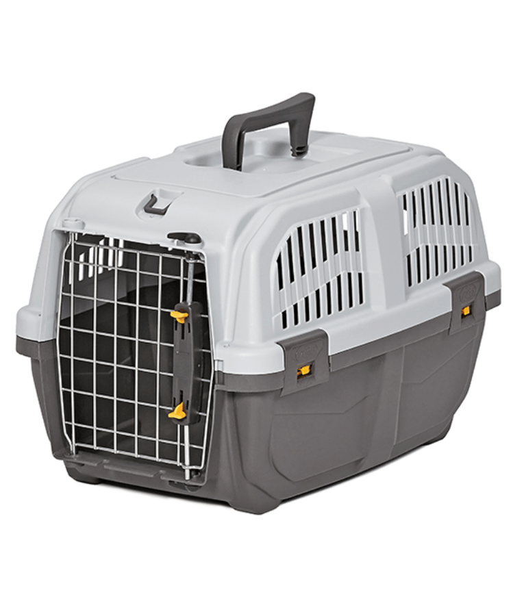 Skudo - IATA-Compliant Travel Carrier, Durable Vented Plastic Design, For Dogs, Cats & Small Animals - Sizes 1 to 8