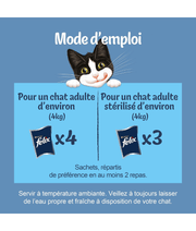 Mode d'emploi pour Purina Felix - Tender Shredded Cat Wet Food en jelly pour chats adultes