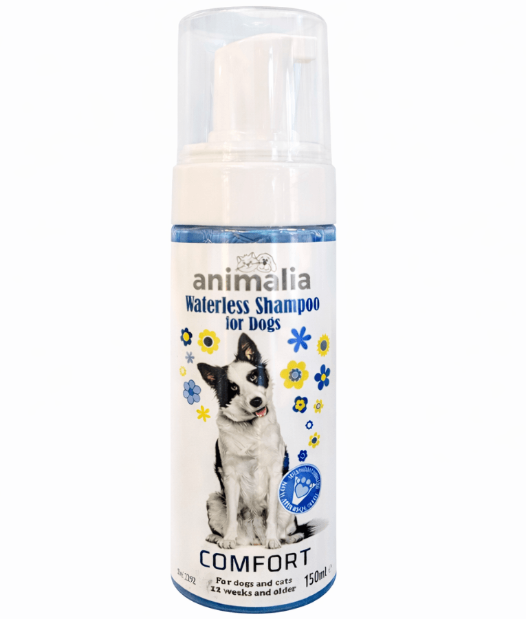 Animalia - Baby Powder Fresh Scent Waterless Shampoo - For Dogs & Cats, No Rinse, Sensitive Skin Safe – 150 ml