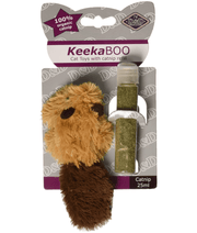Duvo - D&D KeekaBoo Snoozy Jim Cat Toy with Premium Catnip Refill –  Plush Cat Toy - 8cm in packaging with catnip.