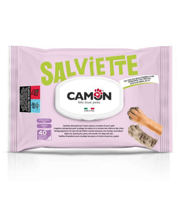 Camon Salviette Tea Tree Oil Cleaning Wipes 40 Sheets